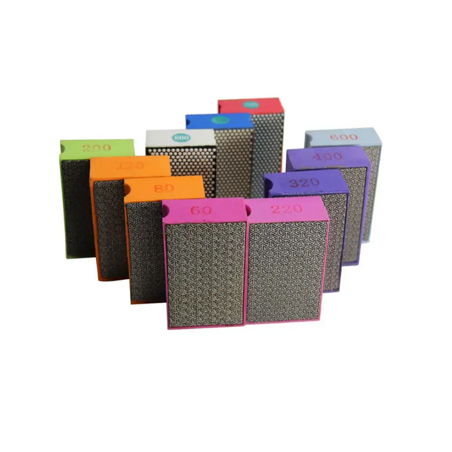  Diamond Hand Sanding Pad Set