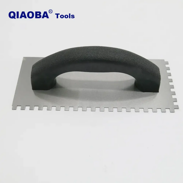 Notch Trowel with Soft Grip Handle