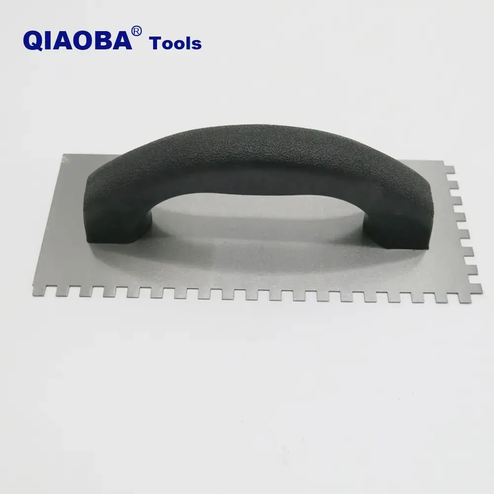 Notch Trowel with Soft Grip Handle
