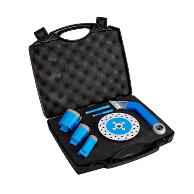 7pcs Vacuum brazed diamond core drill kit
