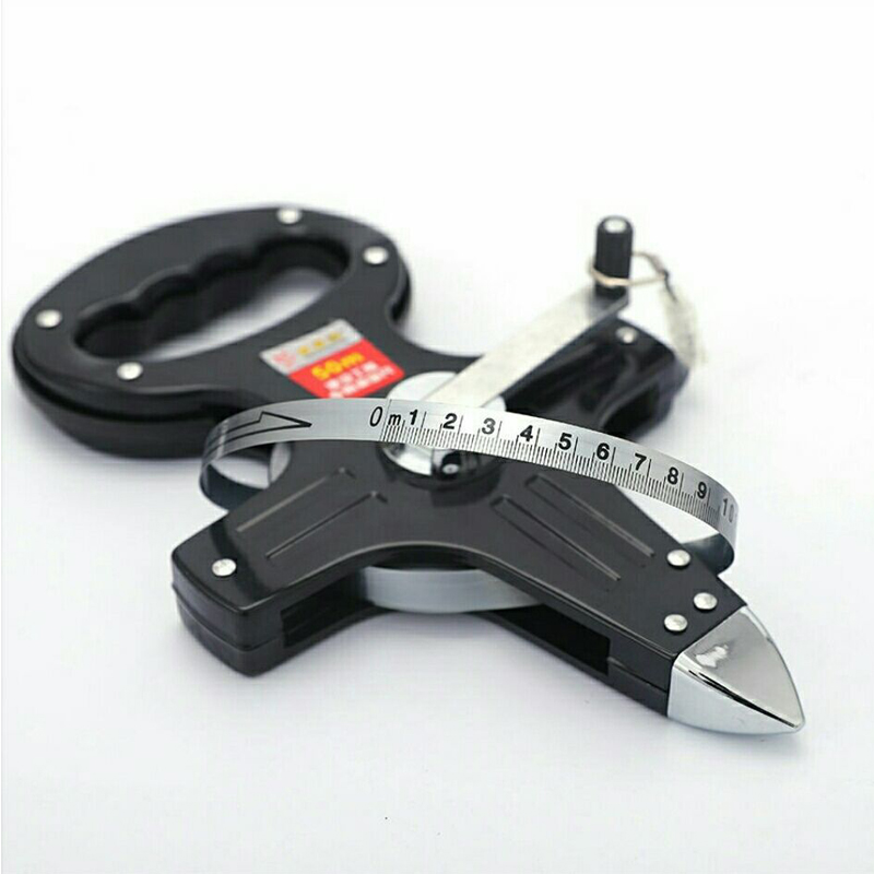 30m 50m 100m Stainless Steel Open Reel Tape Measure Long Tape